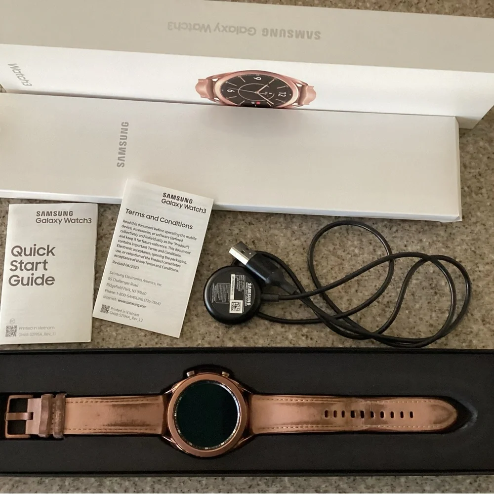 Samsung Galaxy Watch3 Rose Gold Watch - Picture 9 of 16